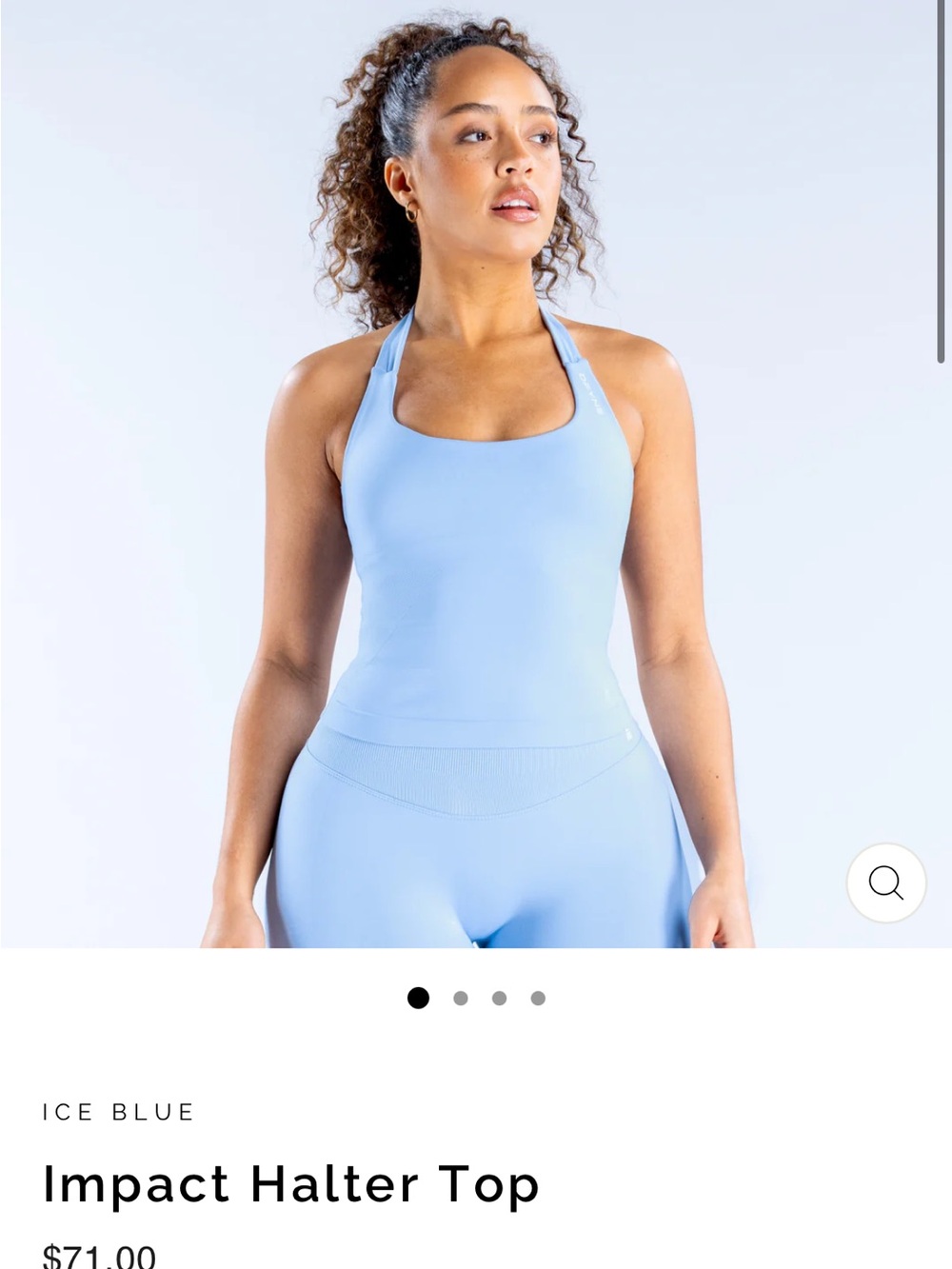 DFYNE IMPACT HALTER TOP
